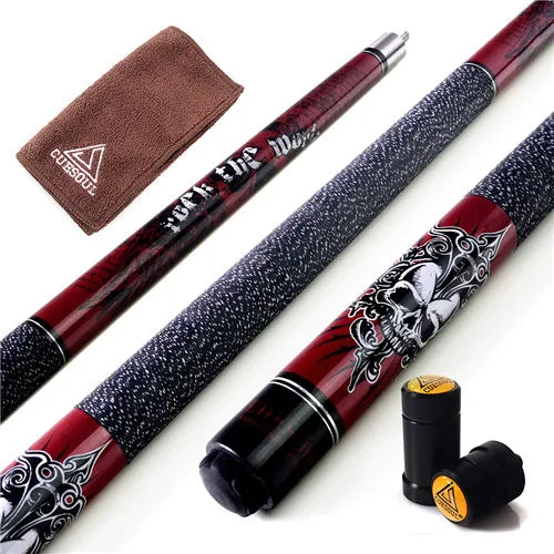 58"/21oz Cue Stick Set with Joint Protector/Shaft Protector