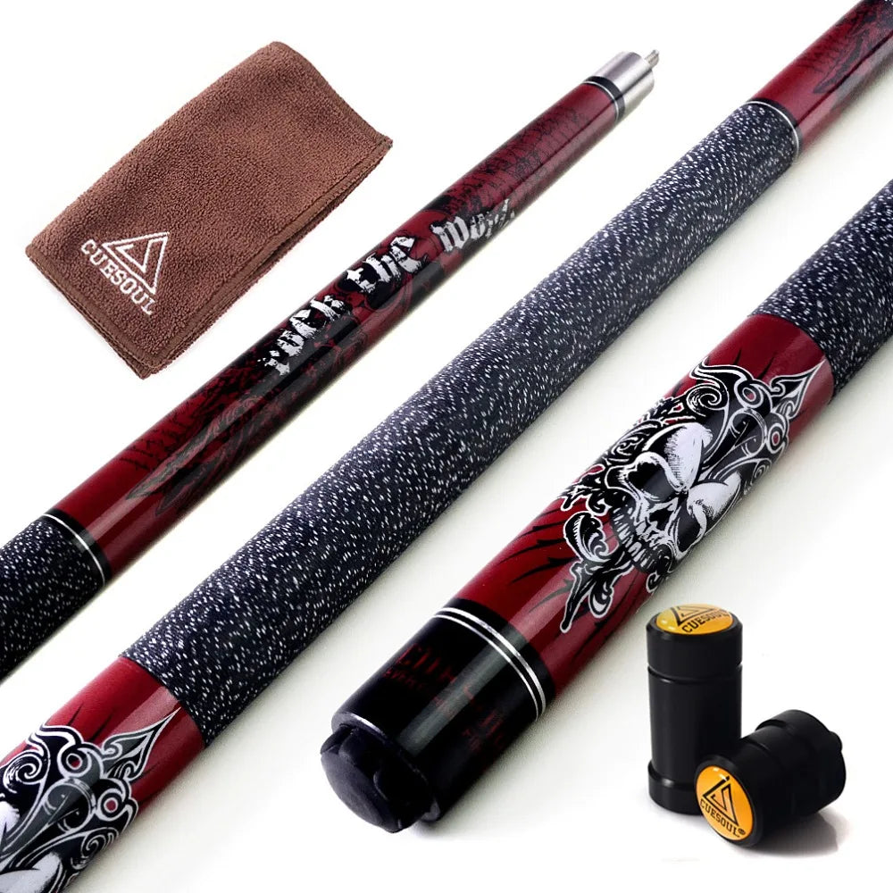 58"/21oz Cue Stick Set with Joint Protector/Shaft Protector