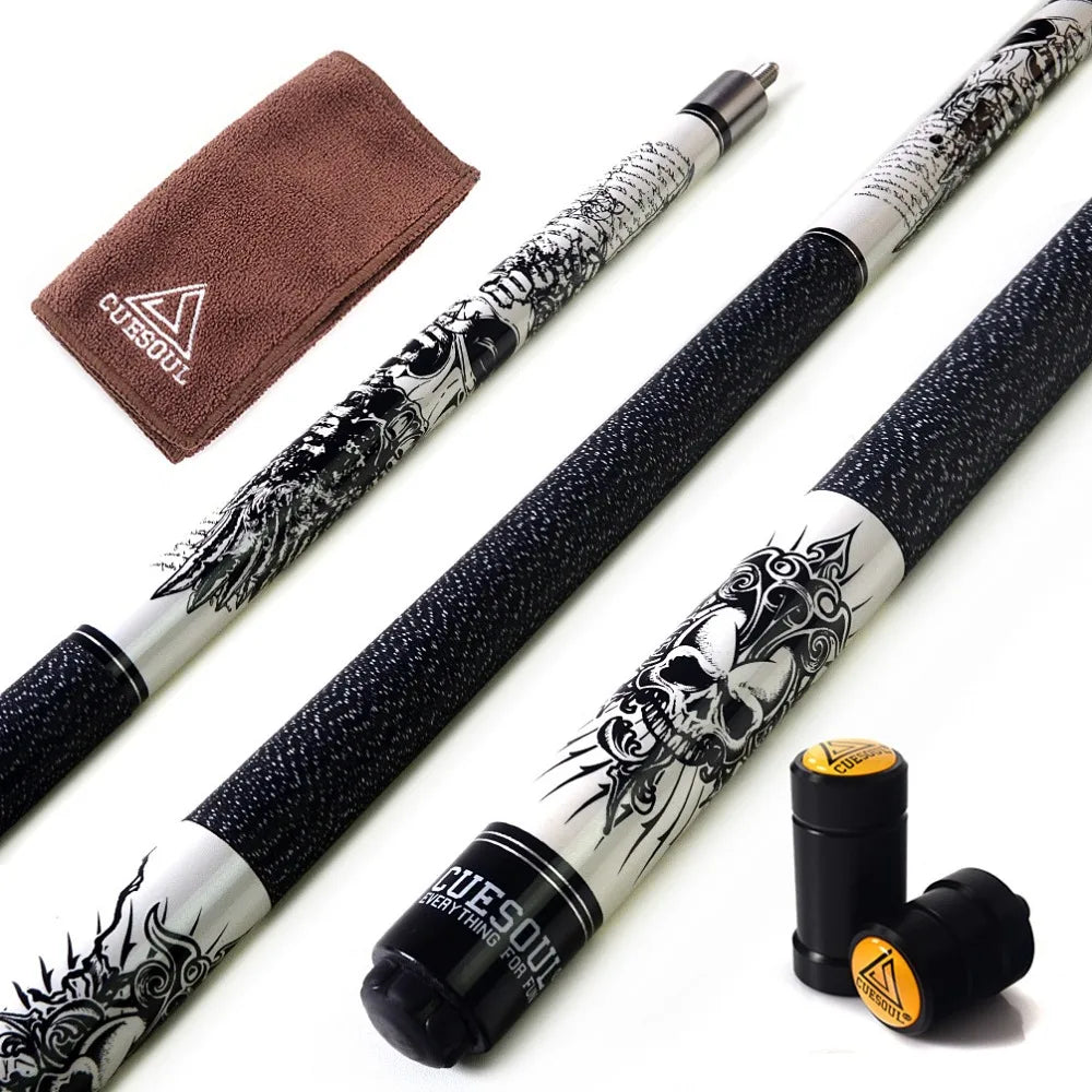 58"/21oz Cue Stick Set with Joint Protector/Shaft Protector