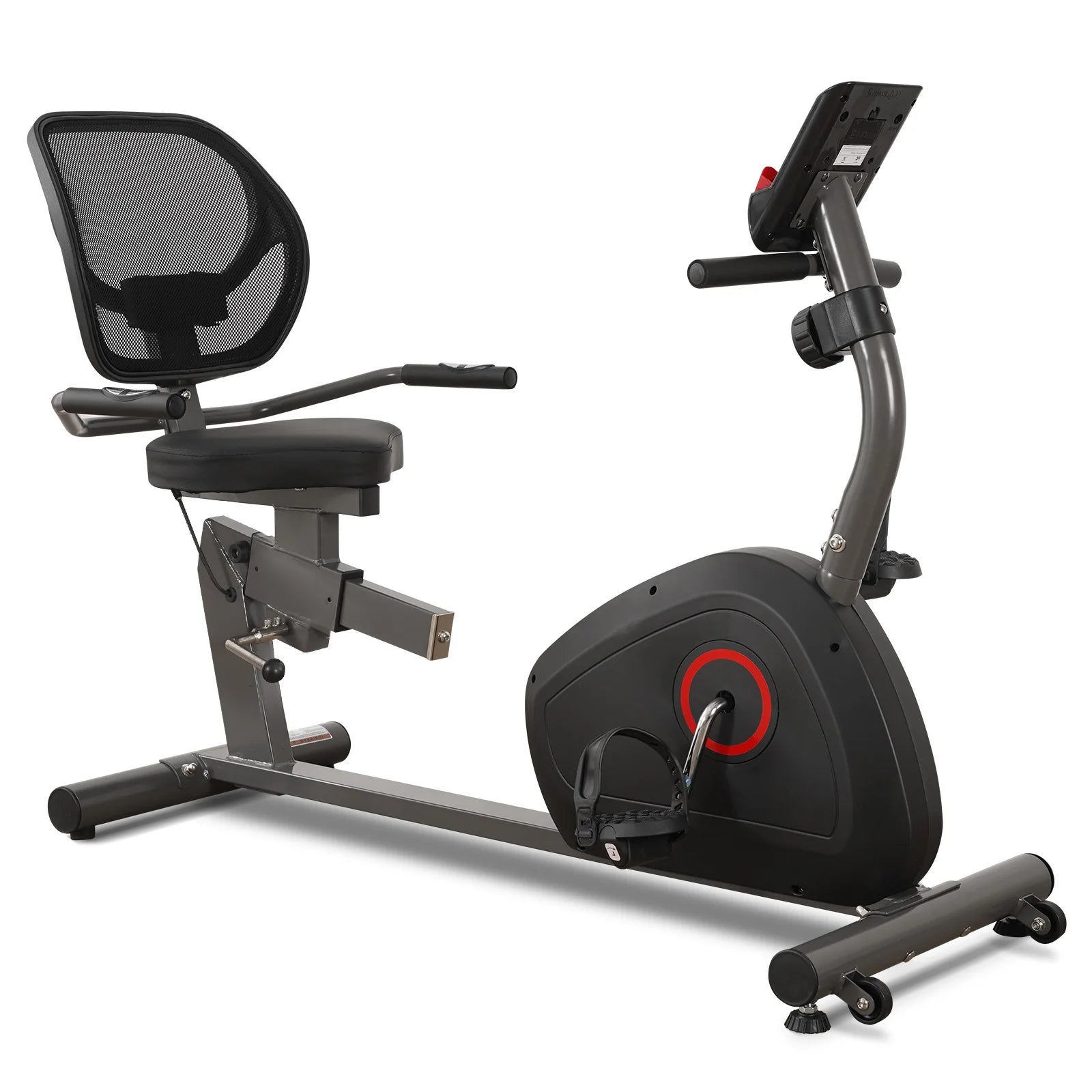 Recumbent Exercise Bike, Stationary Bike Sturdy Quiet 8 Levels