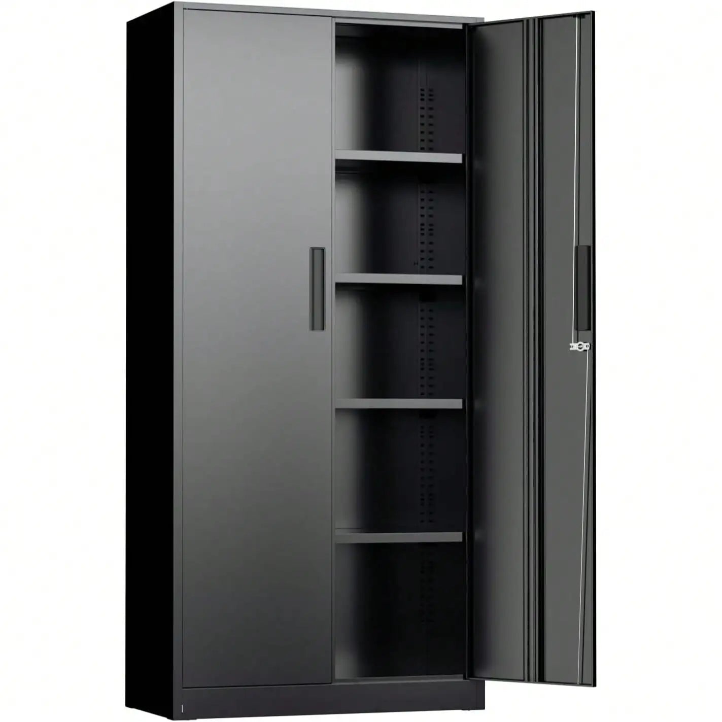 Locking Garage Storage Tool Cabinet With Adjustable