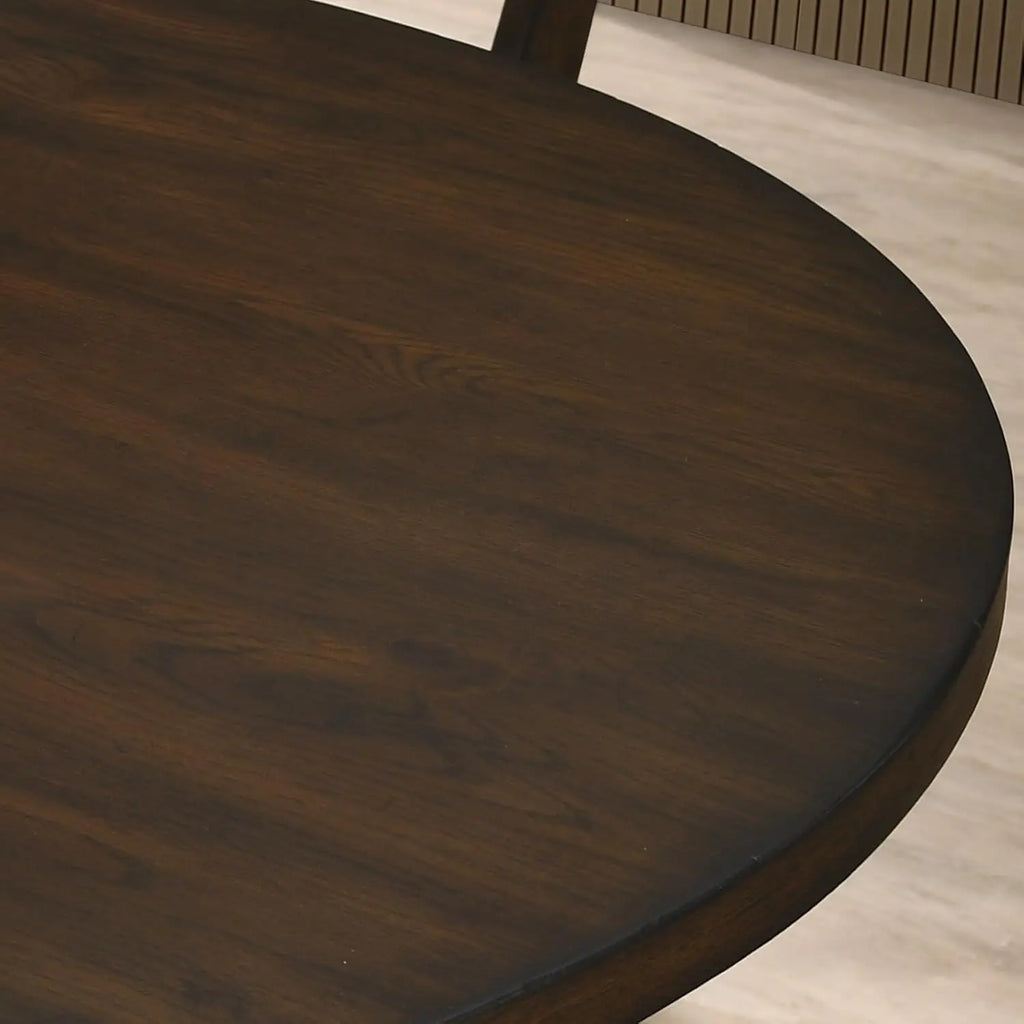 Round Dining Table, Espresso