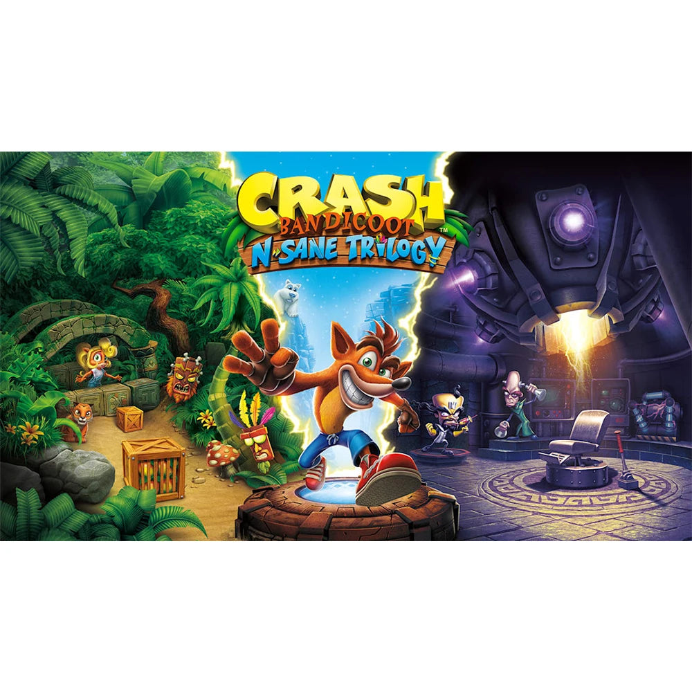 Nintendo Switch - Crash Bandicoot N. Sane Trilogy - Games Physical Cartridge