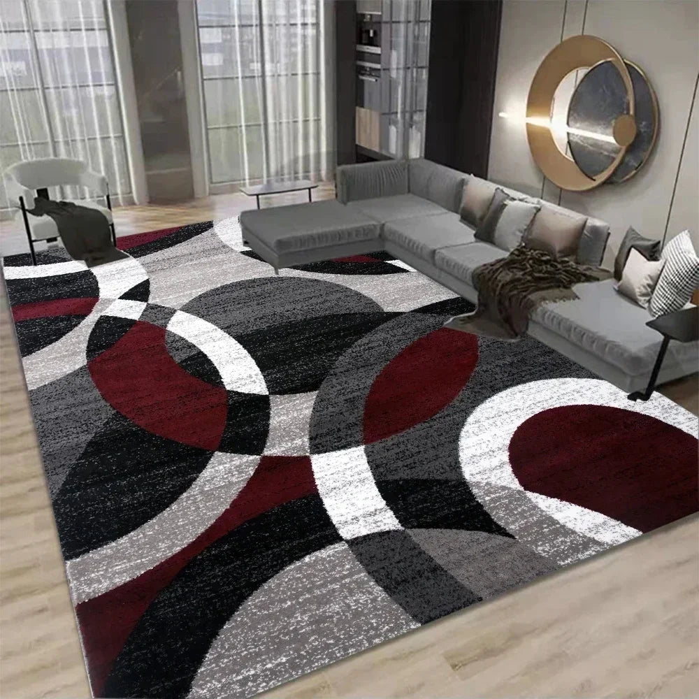 Nordic Geometric Carpet, Modern Luxury Decor