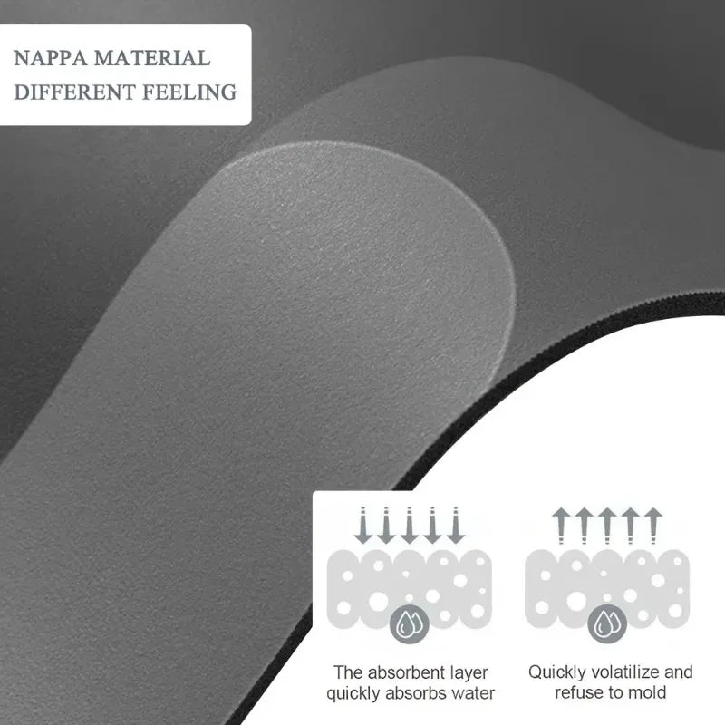 Diatomaceous Earth Bath Mat Super Absorbent Non Slip Fast Drying.