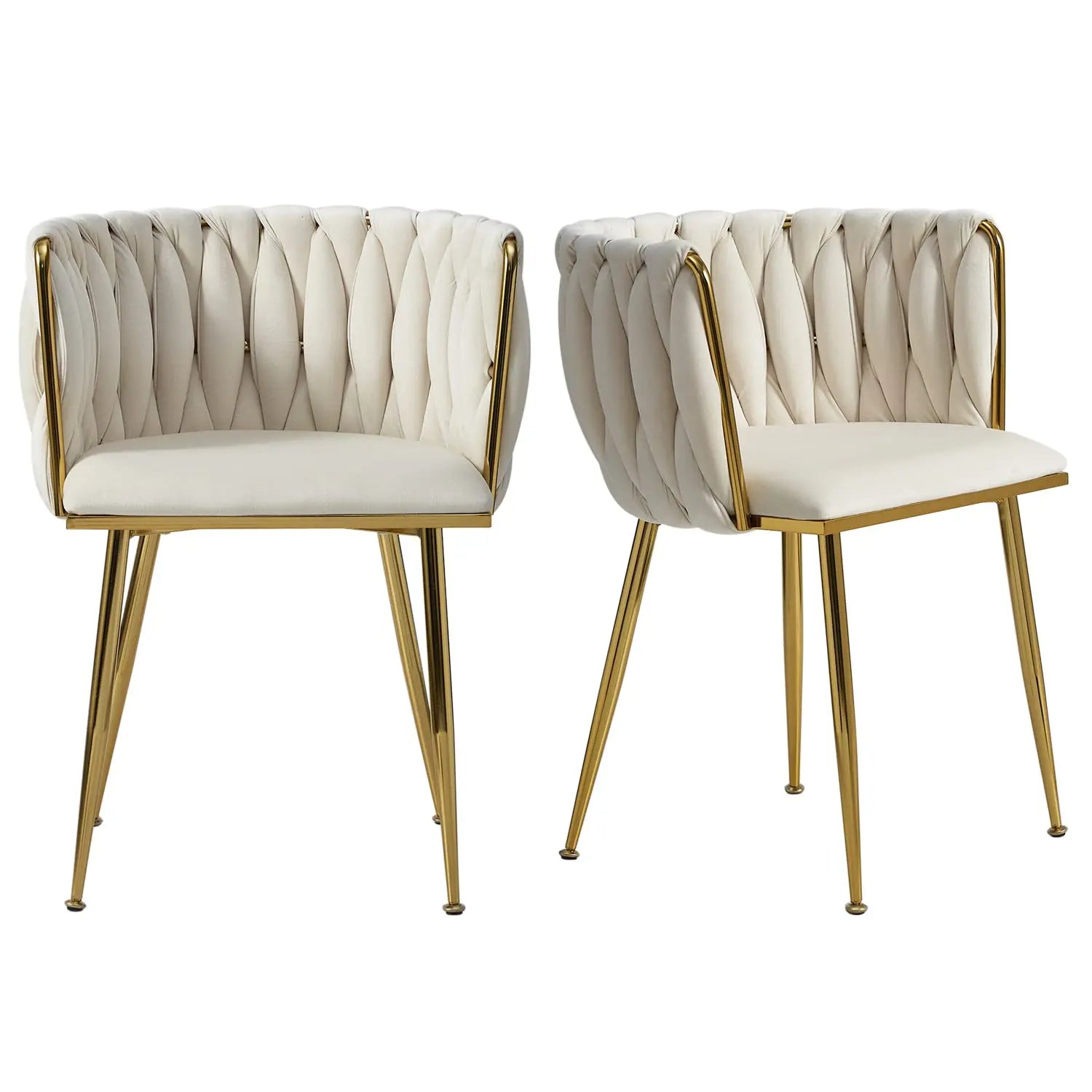 Velvet Dining Chairs Set of 2,