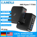 Mini Gaming PC AMD Ryzen 7 7730U 16GB RAM 512GB/1TB M.2 SSD Desktop Computer