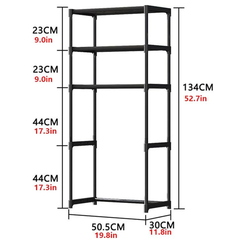 Over The Toilet Storage Cabinet, 3-Tier Metal Bathroom Organizer Shelf,