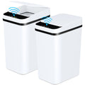 2 Pack 12L  Automatic Trash Cans Touchless Motion Sensor Slim with Lid