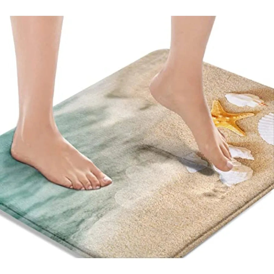18x30 Inch Bath Mat, Sea Washable Cover  18x30 Inch