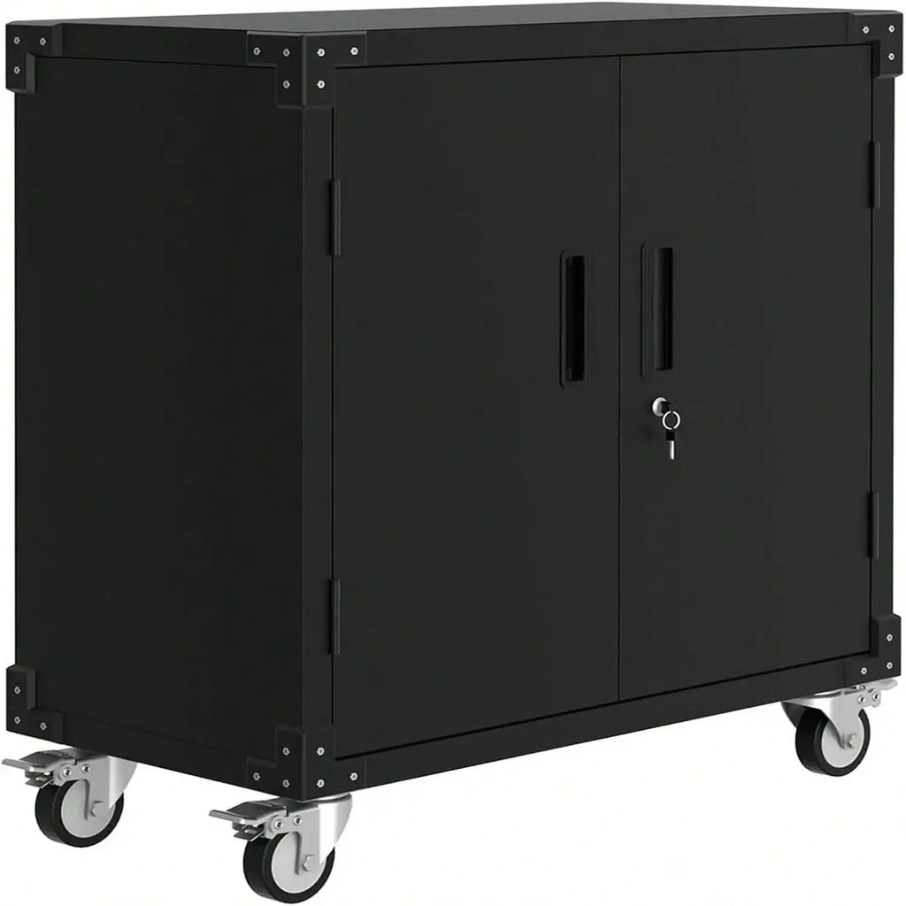 Heavy Duty Metal Rolling Tool Chest With 3 Drawers, Mobile Storage Workbench