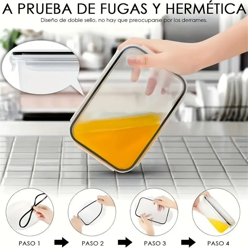 48Pcs BPA-Free Food Storage Set - 24 Airtight Containers & Lids