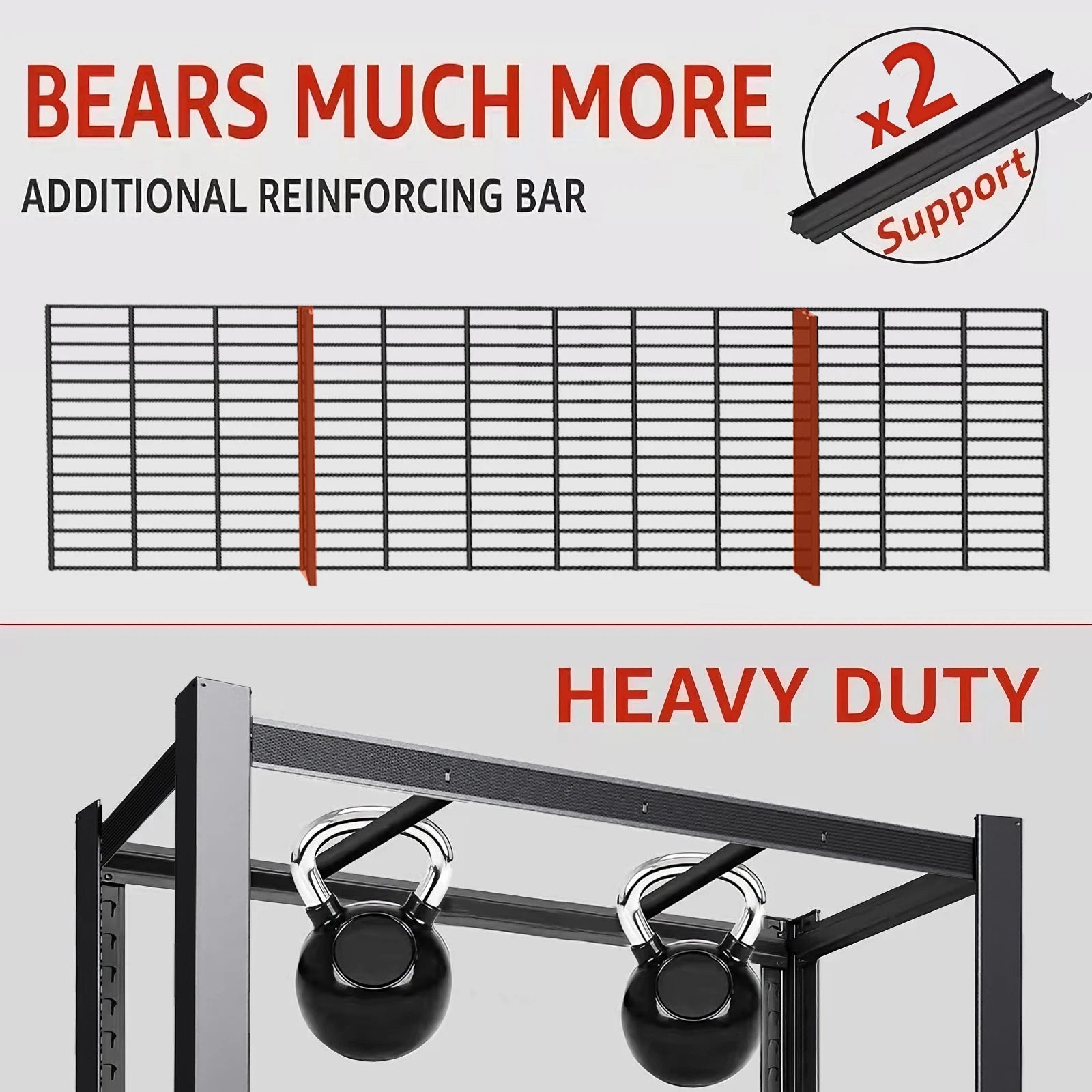 84 Inch Heavy-Duty Metal Storage Rack with 2000 lb Capacity per Layer