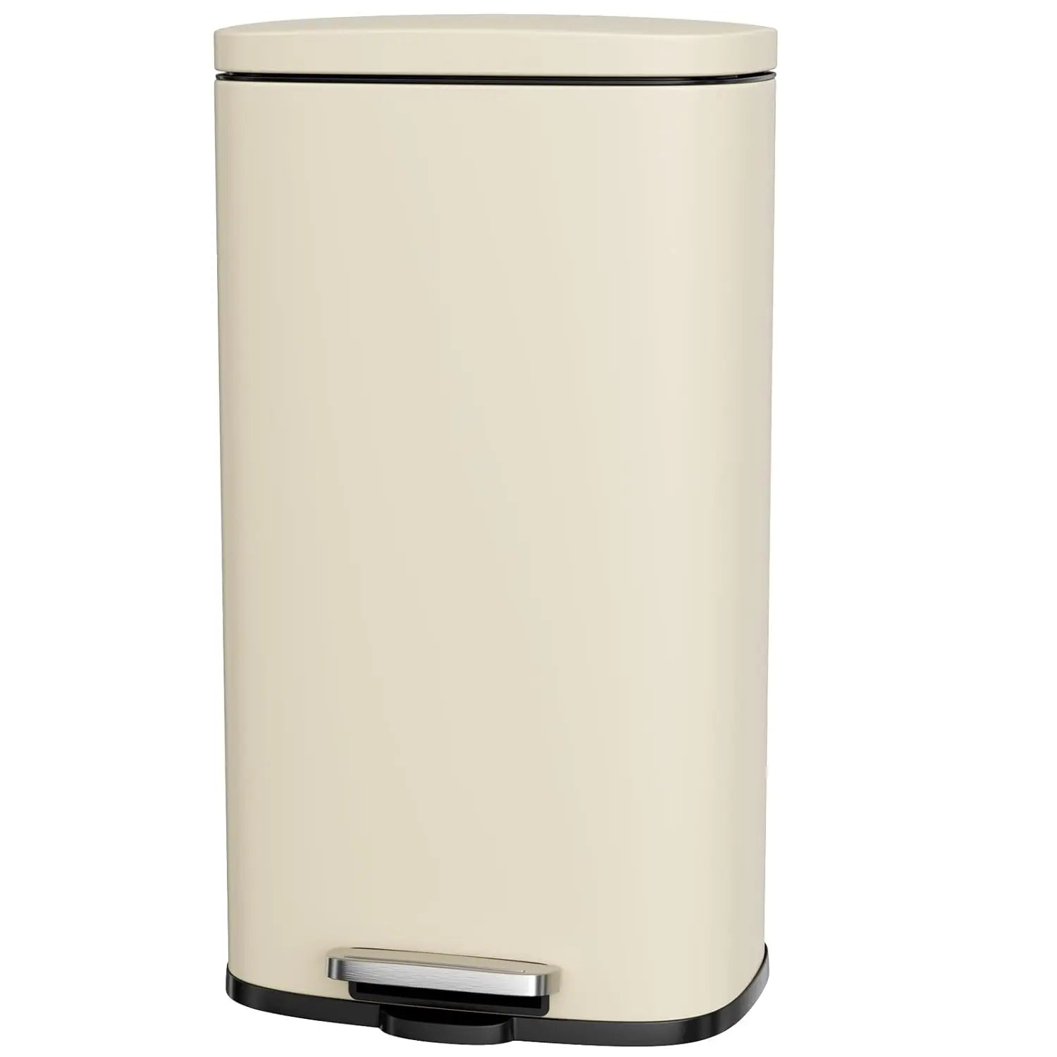 Trash Can, Stainless Steel Kitchen Garbage Can, removable bucket
