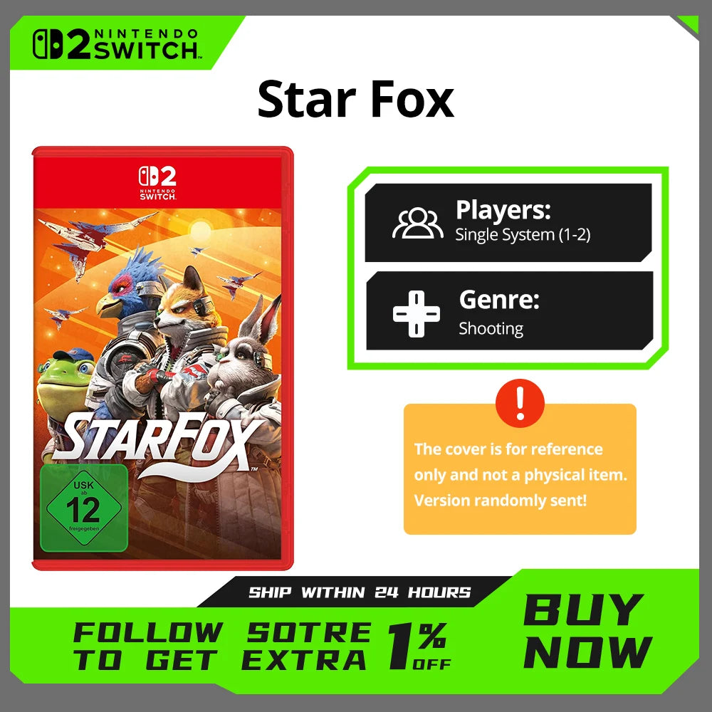 Star Fox - Nintendo Switch 2 Game Deals 100% Original Physical NS2 Game Card