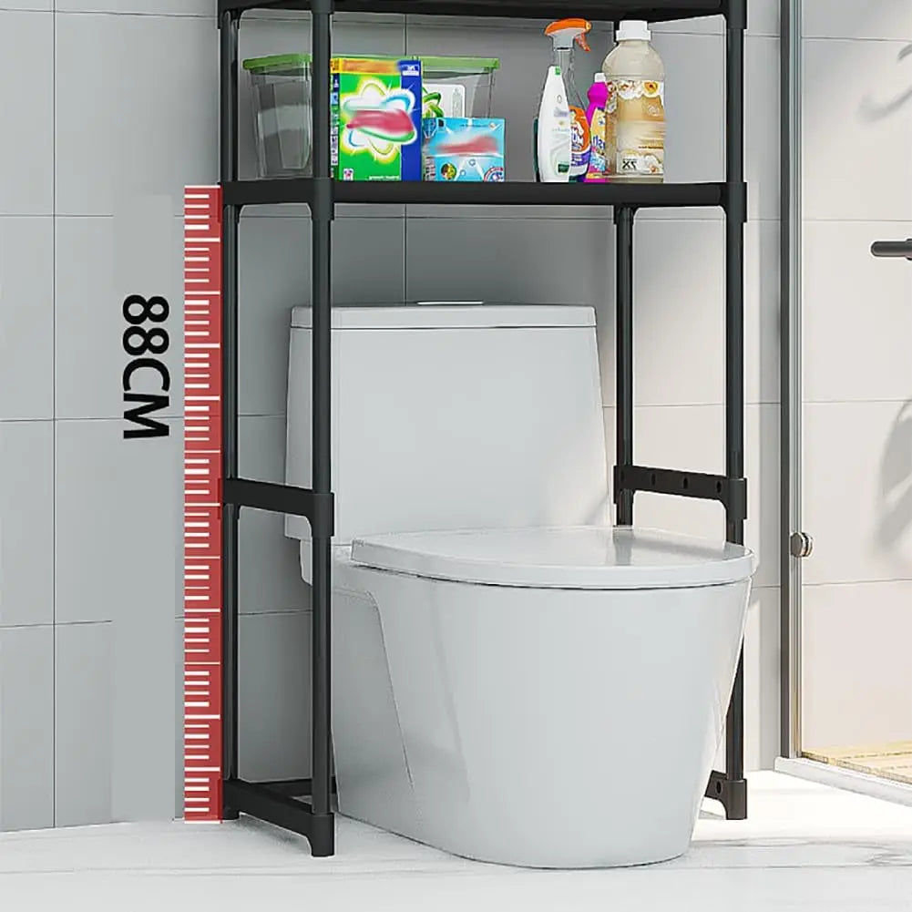 Over The Toilet Storage Cabinet, 3-Tier Metal Bathroom Organizer Shelf,