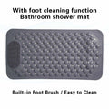 1pc non-slip shower mat. Drain holes and suction cups, foot massage.