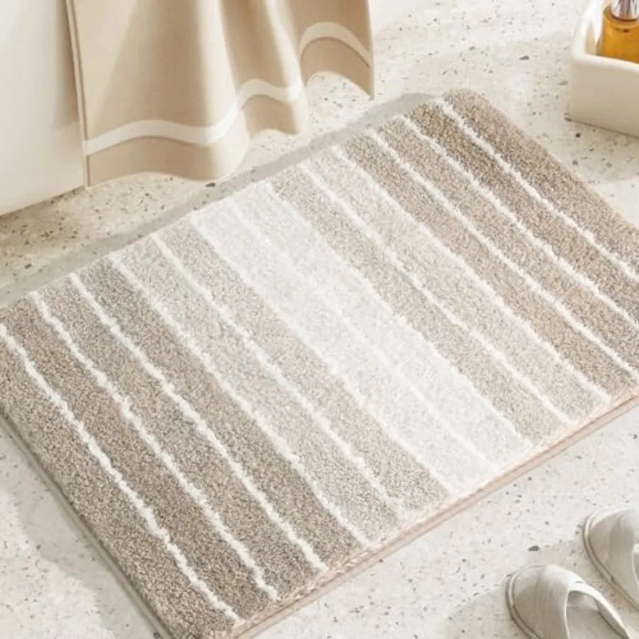 Bathroom Rug 18"x24" Non-Slip, Absorbent Bath Rugs, Machine Washable,