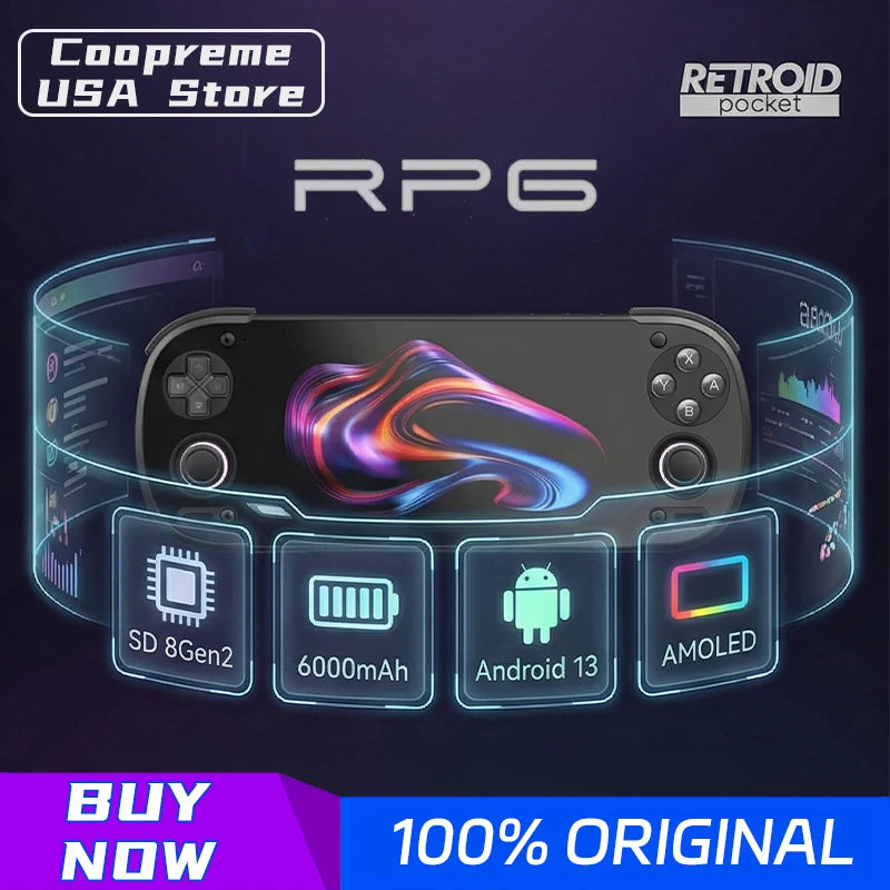 Retroid Pocket 6 pairs a 120Hz AMOLED screen with Hall-effect triggers