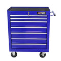 Cabinet, Box, 7 Drawer Rolling Tool Box with Key Lock
