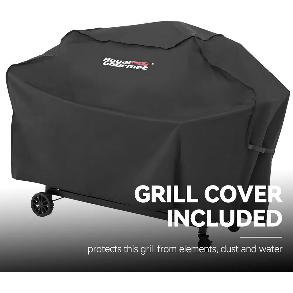 ZH3002C Propane Gas and Charcoal Grill Combo with Cover,