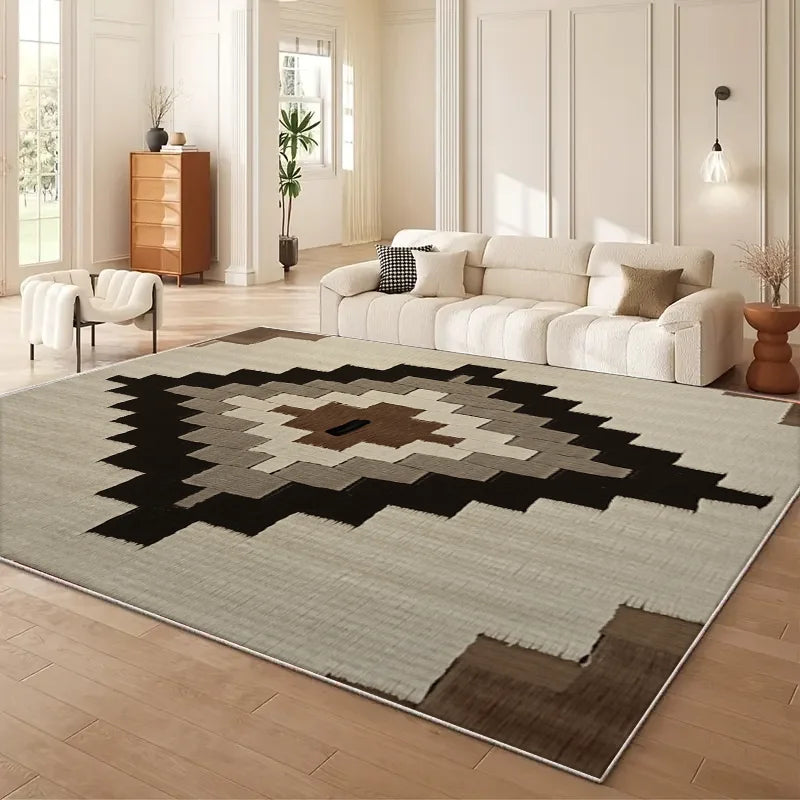 Moroccan Geometry Large Area Rug - Anti Slip