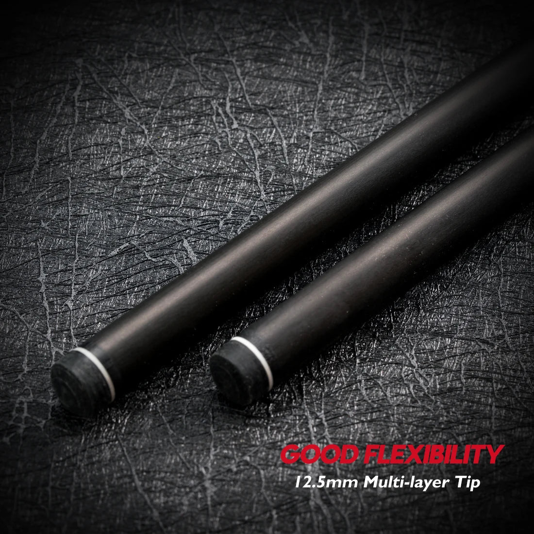 Carbon Fiber Pool Cue Stick 58" Billiard Cue Professional Low Deflection