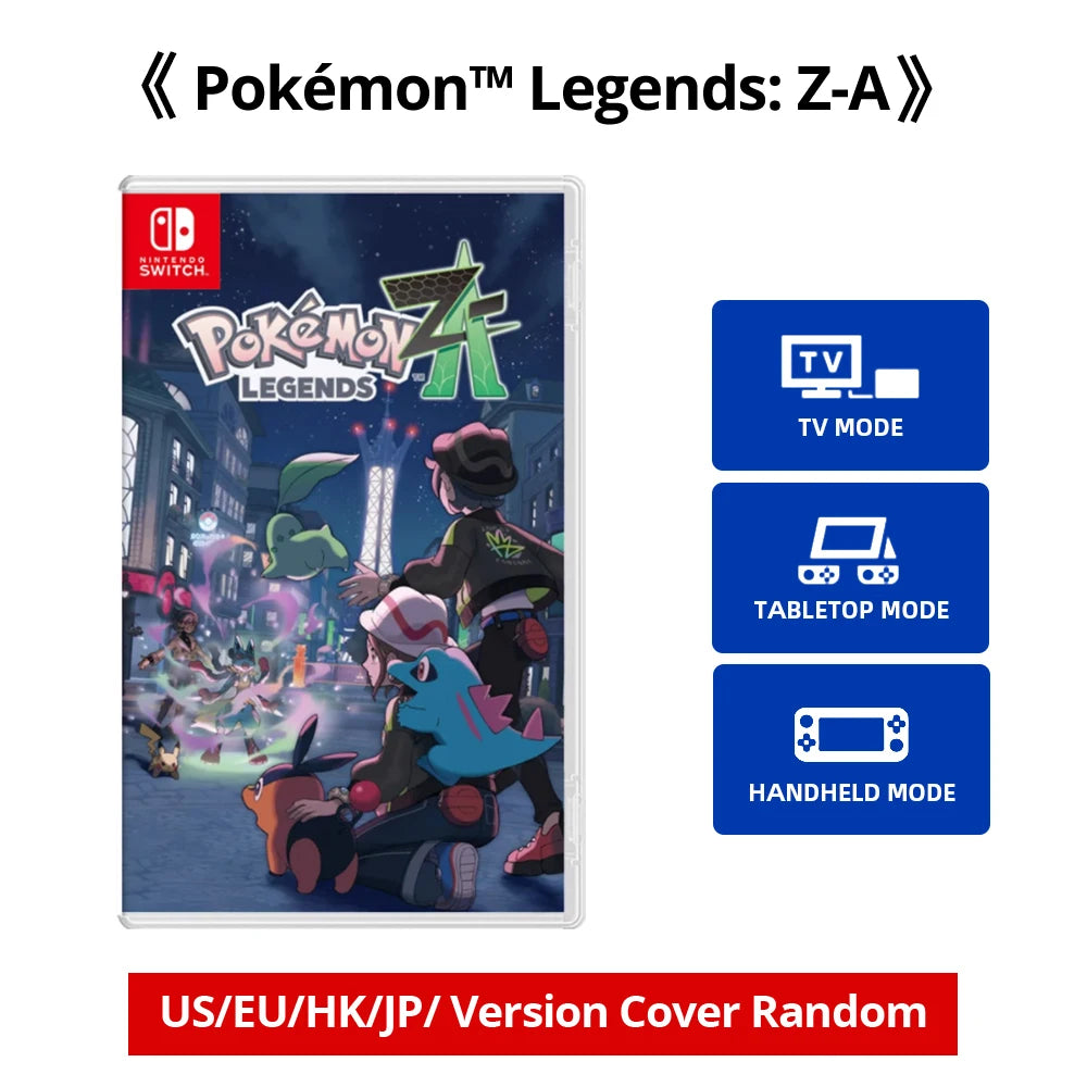 Pokemon Legends Z-A -  Nintendo Switch Games Cartridge Physical Card TV Tabletop Handheld