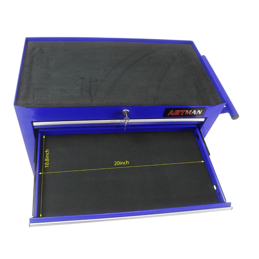 Cabinet, Box, 7 Drawer Rolling Tool Box with Key Lock