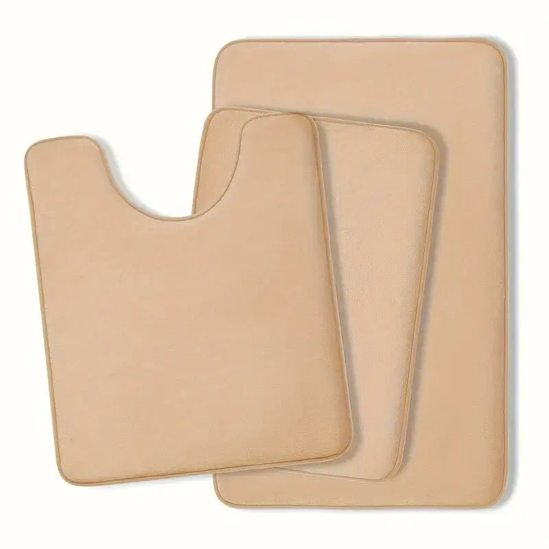 Three Piece Toilet, Bath Floor Mat, Shower Mat, Non Slip.