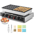 50Pcs Mini Dutch Pancake Maker, Dual Temp & Time Control