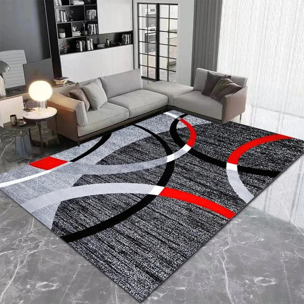Nordic Geometric Carpet, Modern Luxury Decor