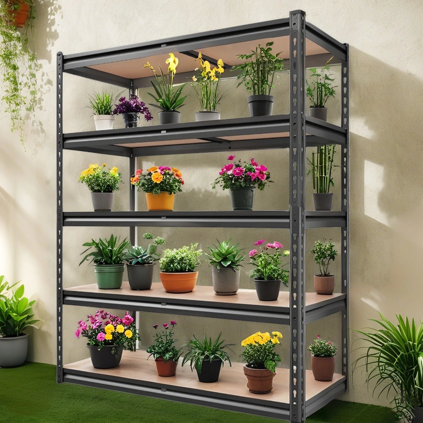 72"/60"H Garage Shelving Storage Shelves，2000LBS Capacity Heavy Duty Adjustable