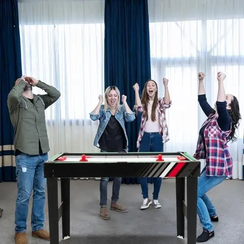 4 in 1 49 inch Multi Game Table with Foosball, Pool Billiards, Air Hockey & Table