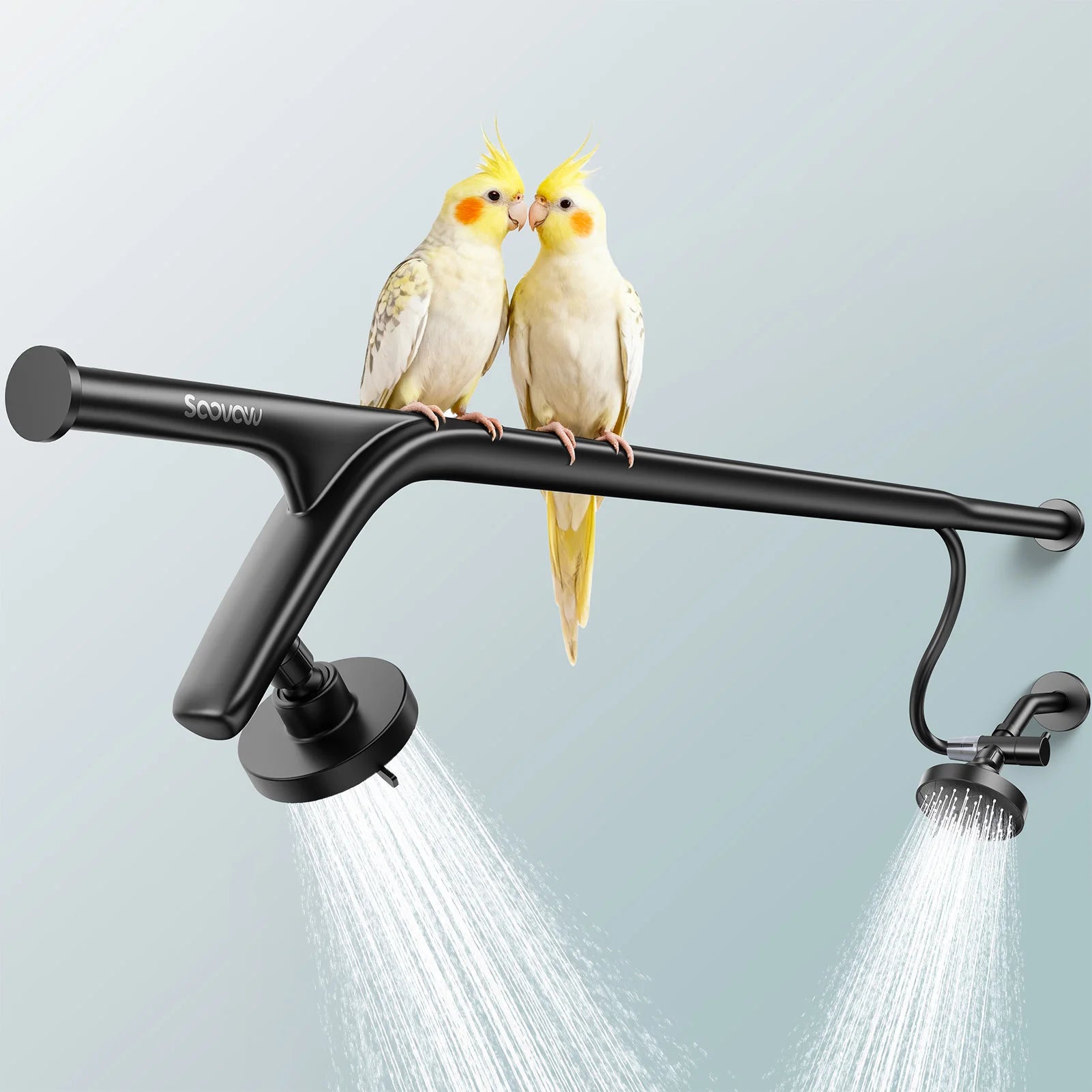 Tandem Shower Head For Couples, Dual Shower Head System