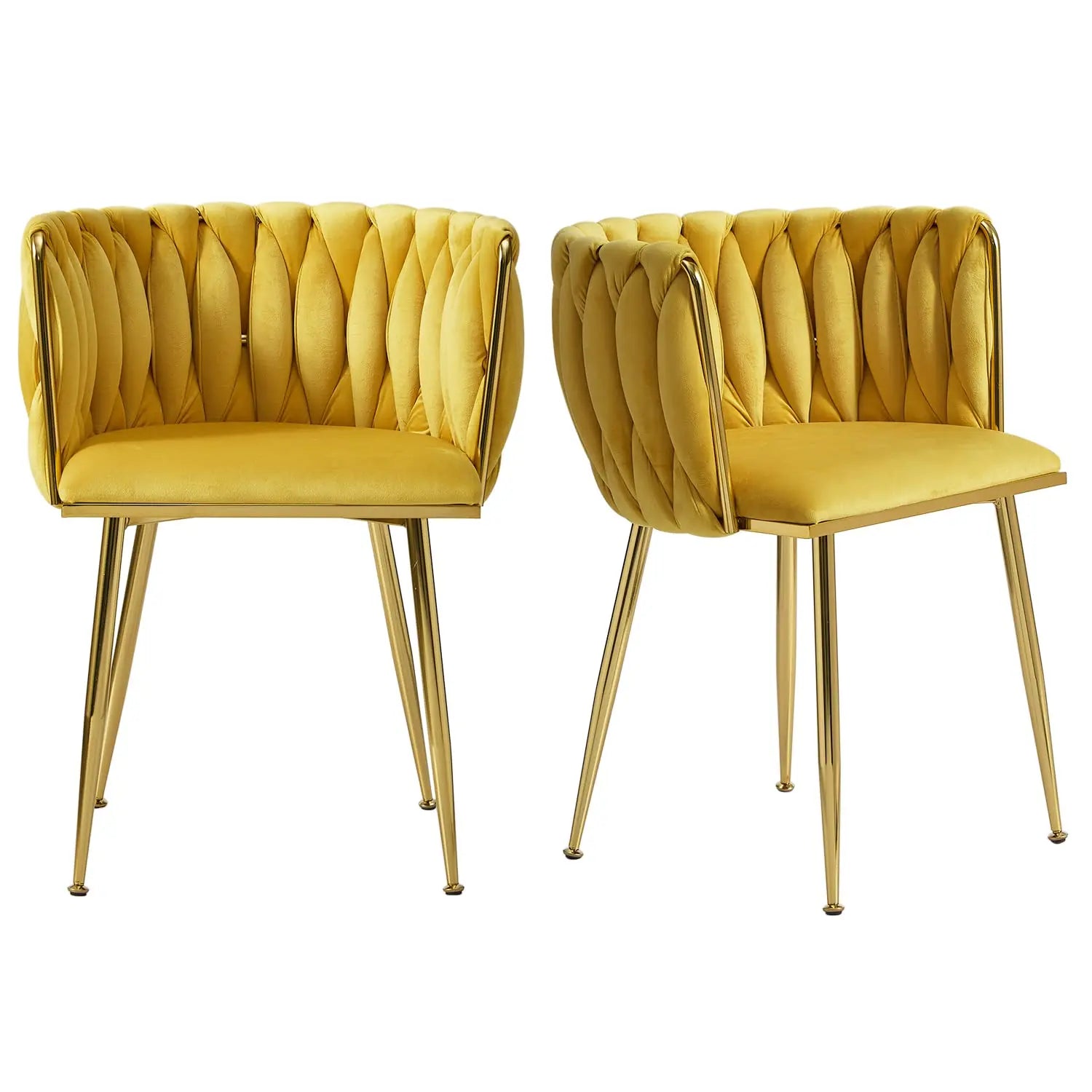 Velvet Dining Chairs Set of 2,