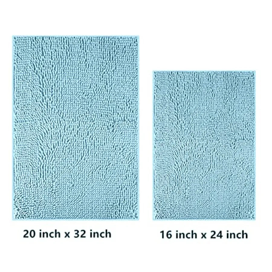 Bath Mat Microfiber Floor Mat. Fast Water Absorbent Shower Mat.
