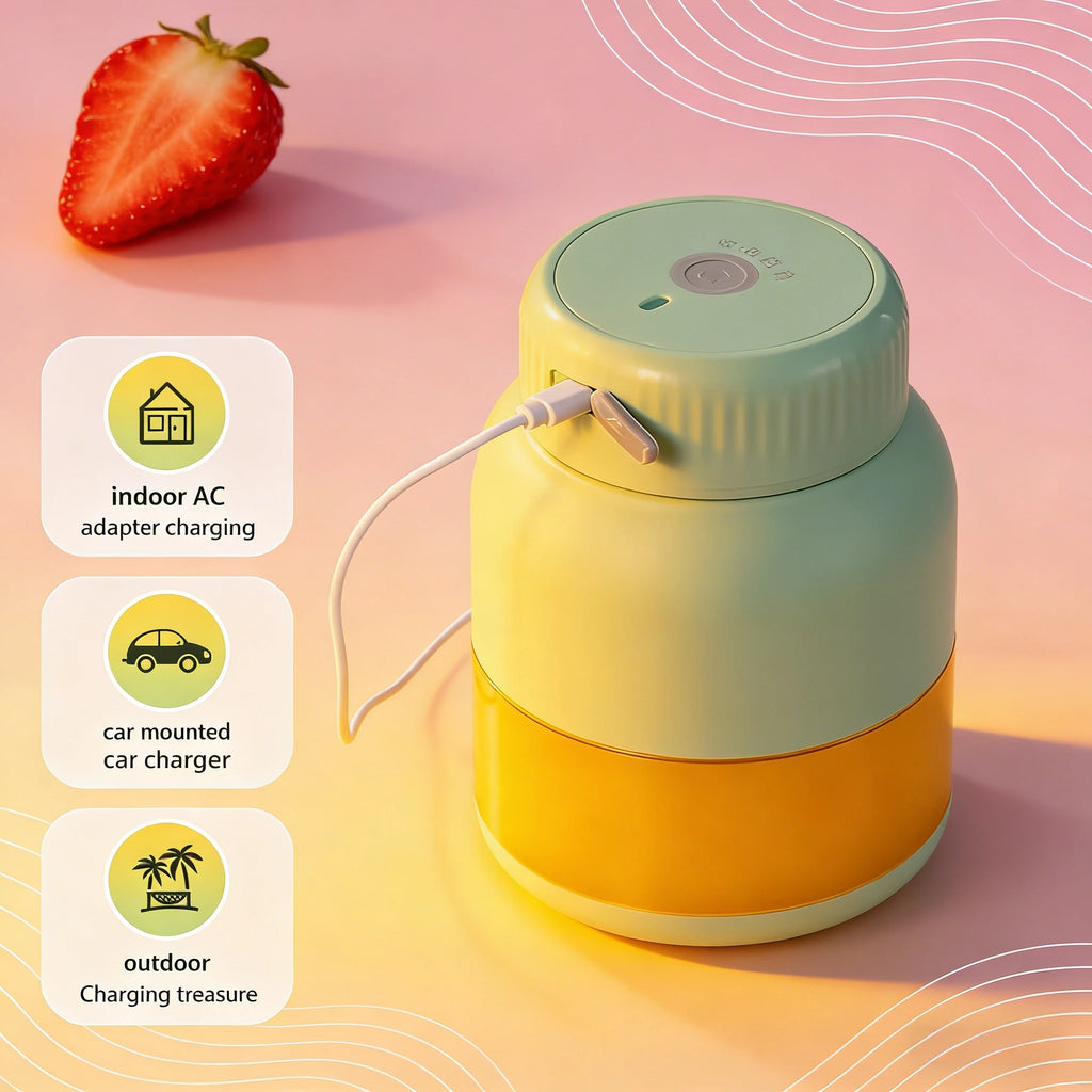 Portable Cordless Blender /USB rechargeable 33oz /12 Stainless Steel Blades.