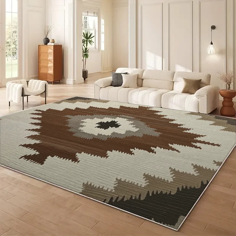 Moroccan Geometry Large Area Rug - Anti Slip