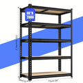 72"/60"H Garage Shelving Storage Shelves，2000LBS Capacity Heavy Duty Adjustable