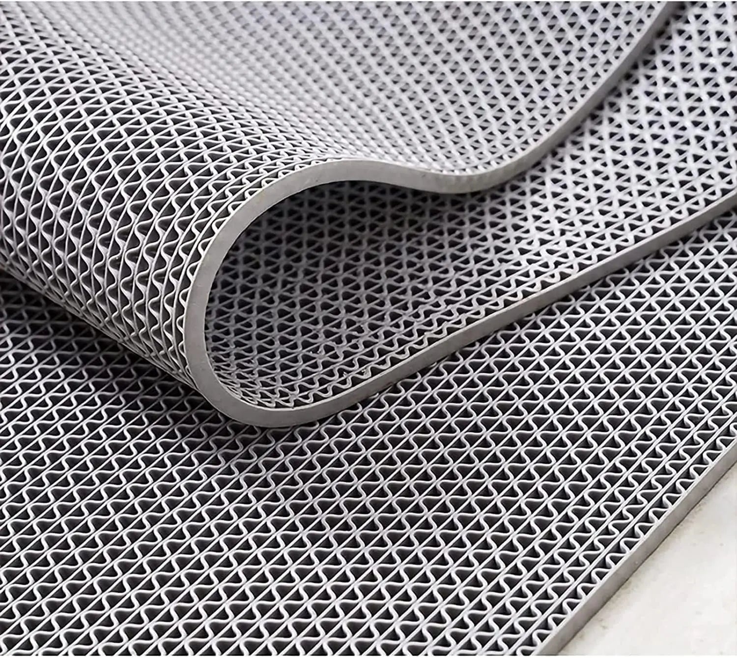 Minimalist Anti Slip Mat for Bathroom and Kitchen, Hollow Mesh Bathroom Floor Mat,