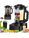 2400W Heating Blender 25000 RPM Heavy Duty Auto Clean 55oz Glass Jar and cup To-Go Cup