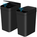 2 Pack 12L Bathroom Automatic Trash Can Touchless Motion Sensor