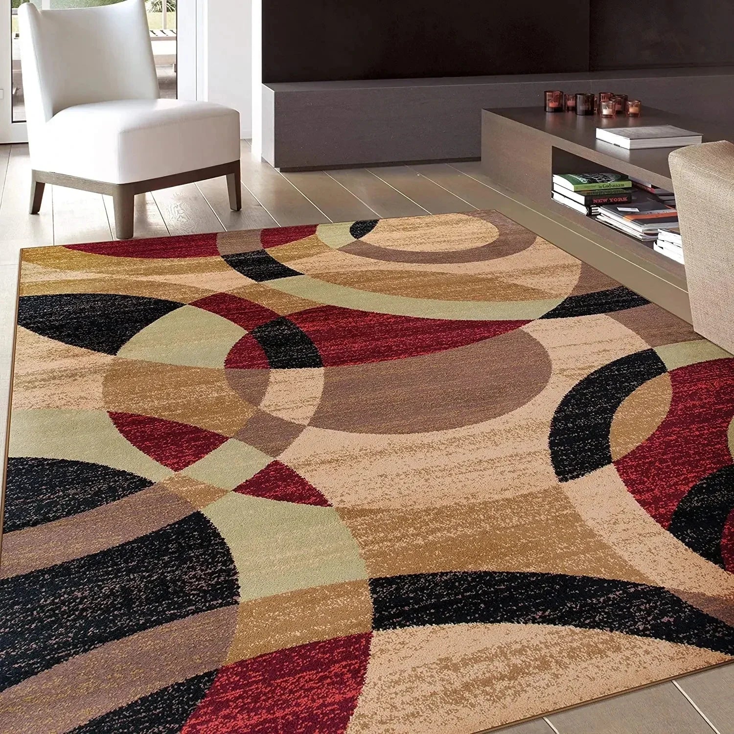 Nordic Geometric Carpet, Modern Luxury Decor