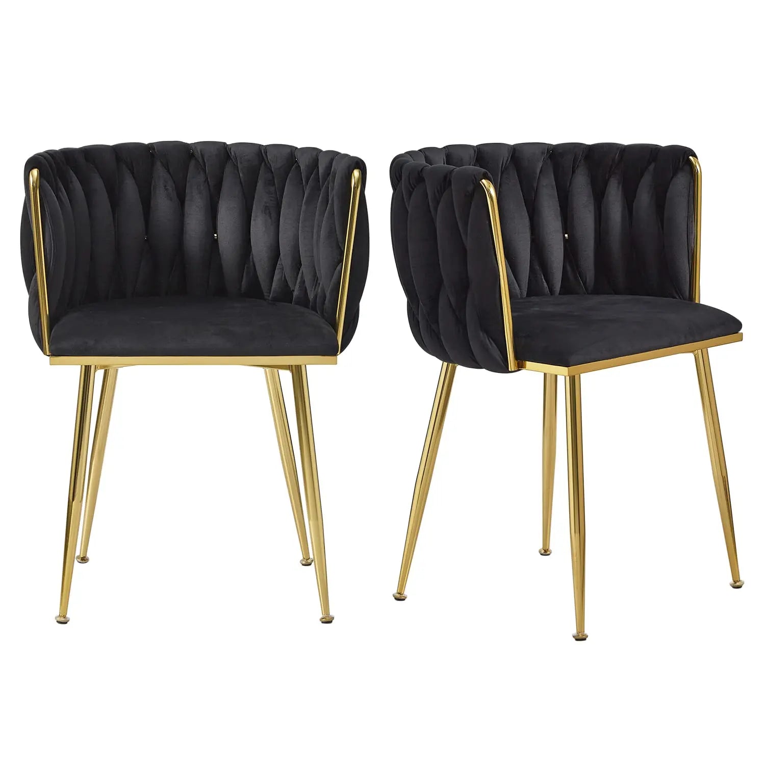 Velvet Dining Chairs Set of 2,