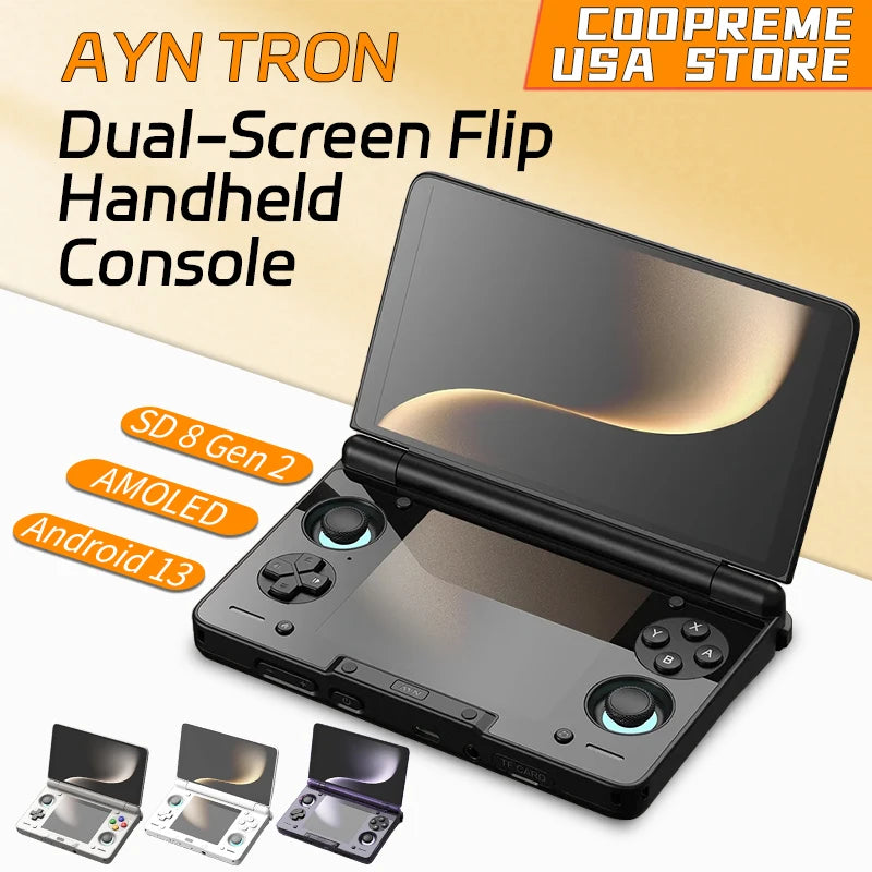 AYN Thor features dual OLED screens, Snapdragon performance, and Hall-effect sticks.
