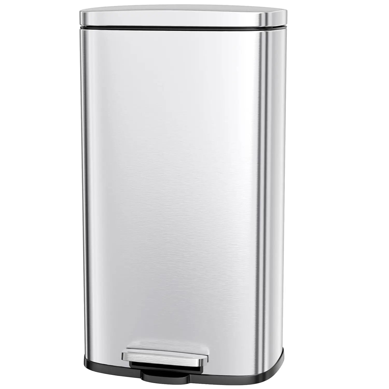 Trash Can, Stainless Steel Kitchen Garbage Can, removable bucket