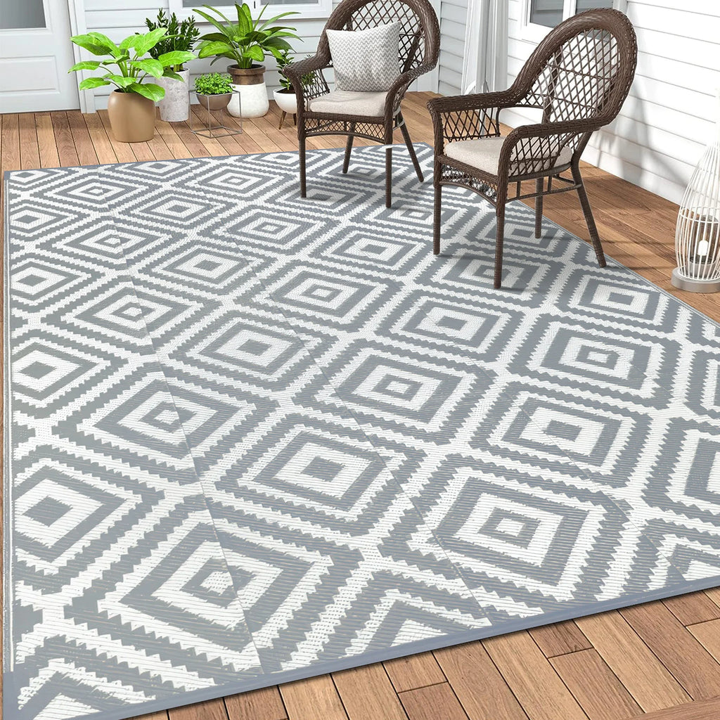 6‘x9’ Outdoor Plastic Carpet Outdoor Rugs Waterproof Reversible