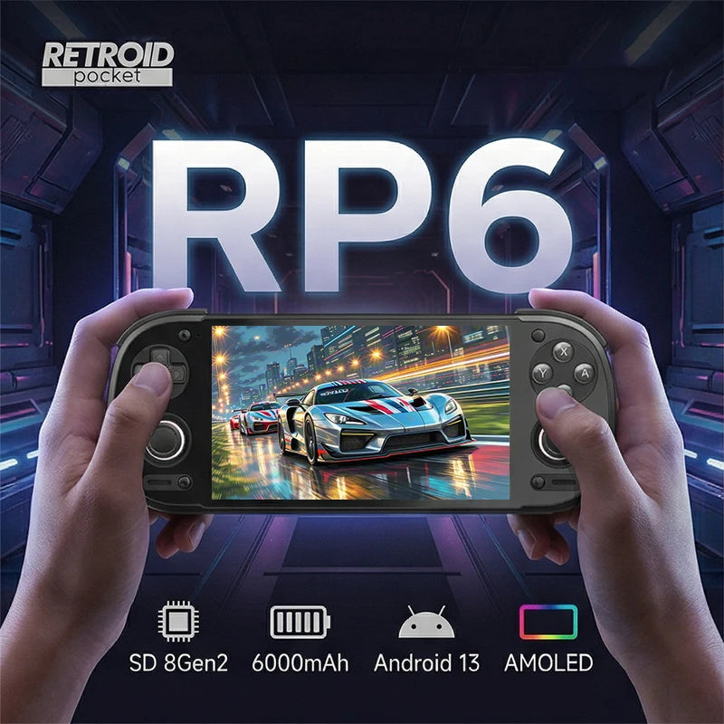 Retroid Pocket 6 pairs a 120Hz AMOLED screen with Hall-effect triggers