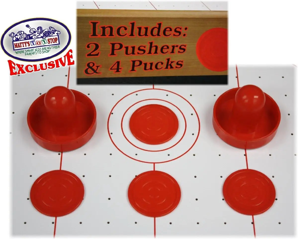 20' Wooden Table Top Air Hockey (Extra Pucks) & Foosball  (Extra Balls)